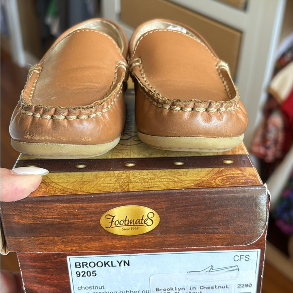 Footmates Brooklyn Kids Loafers - Chestnut